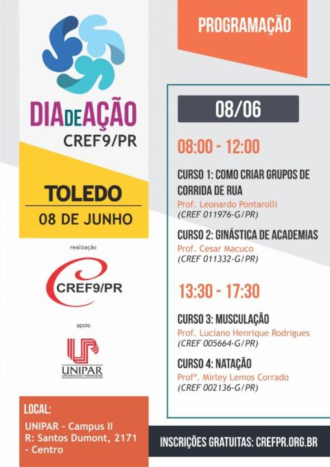 Unipar e Cref promovem no sbado o Dia de Ao