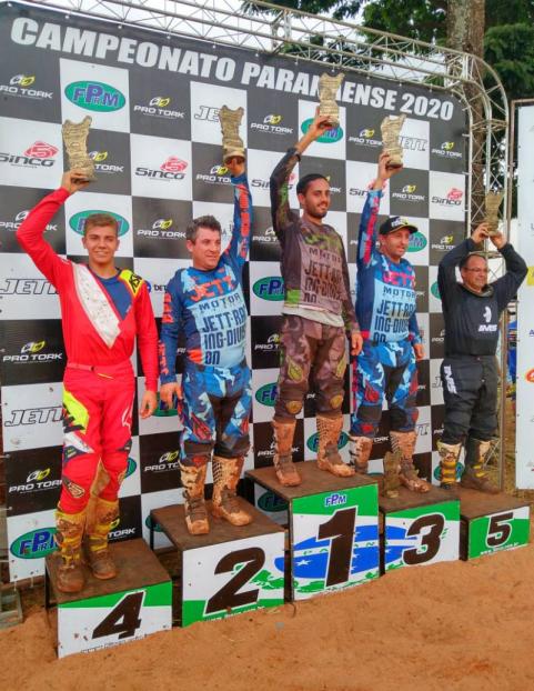 Gustavo Poleze conquistou o 4 lugar na 1 etapa do Paranaense de Motocross