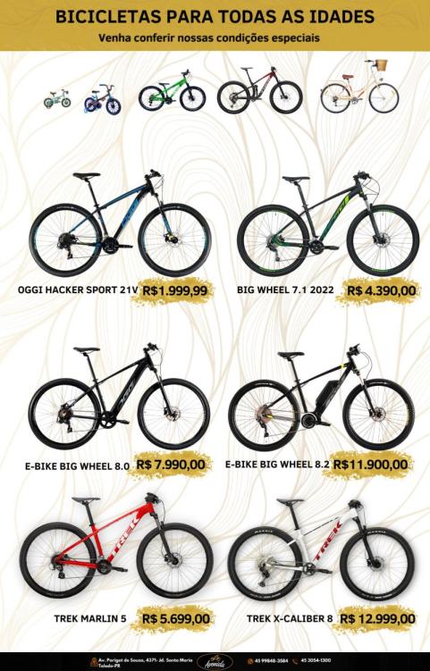 Confira as ofertas especiais do ms do ciclista na Bicicletaria Avenida
