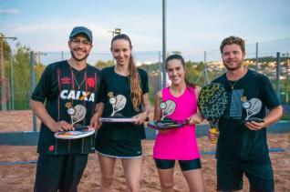 Definidos os campees do 1 Torneio de Beach Tennis da ATAC