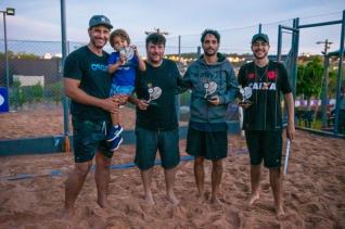 Definidos os campees do 1 Torneio de Beach Tennis da ATAC
