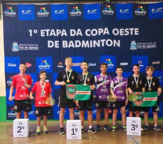 AABT/ASSVP conquista 36 medalhas da 1 Etapa Copa Oeste de Badminton