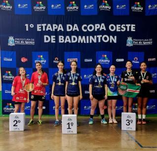 AABT/ASSVP conquista 36 medalhas da 1 Etapa Copa Oeste de Badminton