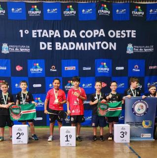 AABT/ASSVP conquista 36 medalhas da 1 Etapa Copa Oeste de Badminton