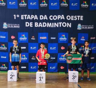 AABT/ASSVP conquista 36 medalhas da 1 Etapa Copa Oeste de Badminton