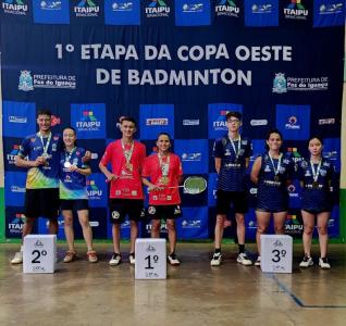 AABT/ASSVP conquista 36 medalhas da 1 Etapa Copa Oeste de Badminton