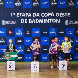 AABT/ASSVP conquista 36 medalhas da 1 Etapa Copa Oeste de Badminton