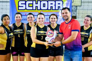 DItlia Sorvetes  campe do Voleibol Schorr Supermercado