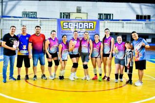 DItlia Sorvetes  campe do Voleibol Schorr Supermercado