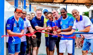 Clube Toledo inaugura mais trs quadras de beach tennis