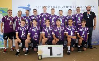 Equipe masculina do Voleibol de Toledo  campe invicta dos Jogos da Juventude do Paran