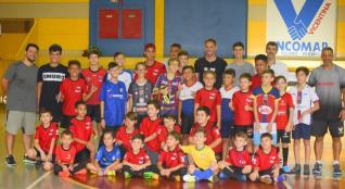 ANDR LUIZ VISITA ESCOLINHA DE FUTSAL DO INCOMAR