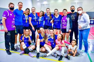 Vacinium  campe do Municipal de Voleibol
