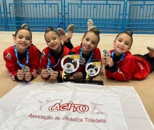 Equipe Agito  vice-campe brasileira Pr-infantil de Ginstica Rtmica