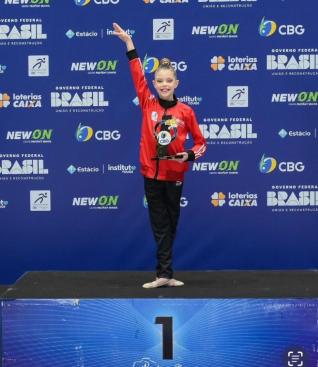 Julia Lorenzatto, de Toledo  Campe Brasileira Infantil de Ginstica Rtmica