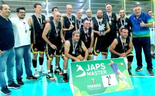 Seleo de Basquetebol de Toledo 50+  prata nos Jogos Abertos Mster do Paran