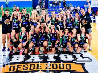 Abatol/Prefeitura de Toledo  campe invicta do Paranaense Feminino Sub 12