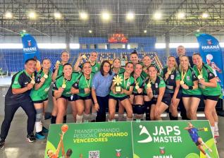 Toledo  campeo no voleibol feminino no Jogos Abertos Master