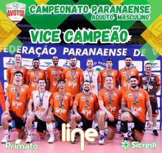 APOIO SICREDI/PRIMATO - Avotol/Line  vice-campe do Paranaense Adulto Masculino