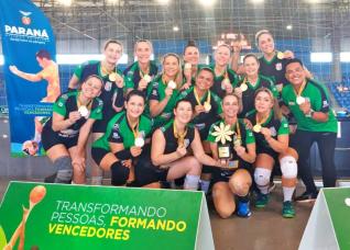 Toledo  campeo no voleibol feminino nos Jogos Abertos Master em Paranagu