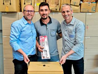 GAFURI MATERIAIS DE CONSTRUO & ACABAMENTOS - Confraternizao e entrega de presentes de fim de ano a todos os colaboradores