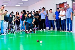 Atec inaugura sede prpria para desenvolvimento da bocha paralmpica