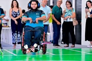 Atec inaugura sede prpria para desenvolvimento da bocha paralmpica