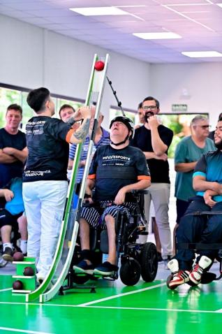 Atec inaugura sede prpria para desenvolvimento da bocha paralmpica