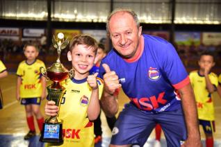 Toledo  campeo na categoria Sub 7 da Copa Kids de Futsal Menores