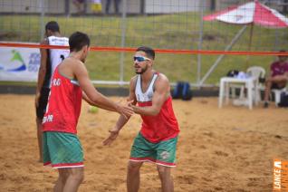 Vlei de praia ser atraes com disputas por medalhas hoje  tarde