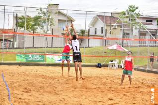 Vlei de praia ser atraes com disputas por medalhas hoje  tarde