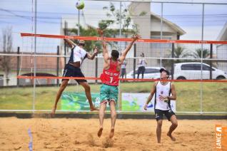 Vlei de praia ser atraes com disputas por medalhas hoje  tarde