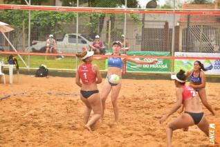 Vlei de praia ser atraes com disputas por medalhas hoje  tarde