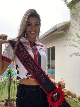 Tbata Letcia Brancalho  a Musa do Toledo Esporte Clube