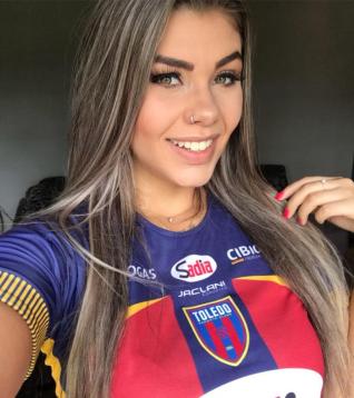 Tbata Letcia Brancalho  a Musa do Toledo Esporte Clube