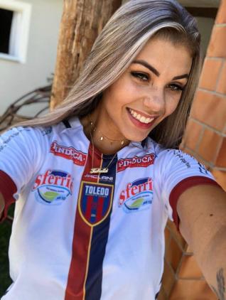 Tbata Letcia Brancalho  a Musa do Toledo Esporte Clube
