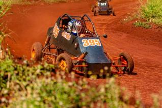 Kartcross teve etapa do campeonato interno