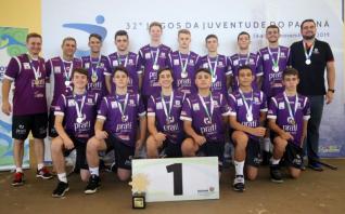 Equipe masculina do Voleibol de Toledo é campeã invicta dos Jogos da Juventude do Paraná