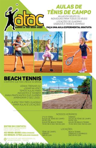 ATAC - Faça aulas de tênis ou beach tennis