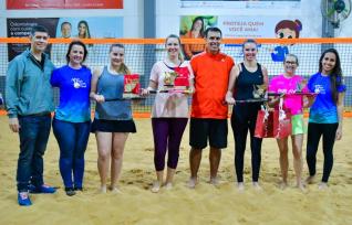 Torneio Interno rene 60 atletas na Arena Beach Tennis Toledo