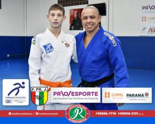 Associao Jud Ricardo Santos / Copel / Proesporte ter tcnico e judoca na Seleo Paranaense