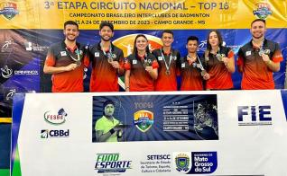 Equipe AABT/ASSVP conquista cinco medalhas na Etapa Nacional Top 16
