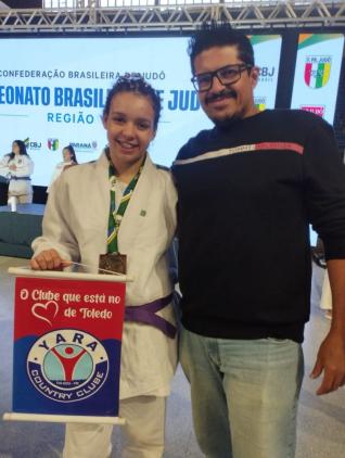 Maria Clara Silva  bronze no Brasileiro de Jud Regio V