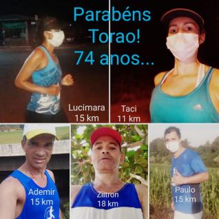 Desafio 74 Km em homenagem ao Dr Torao Takada