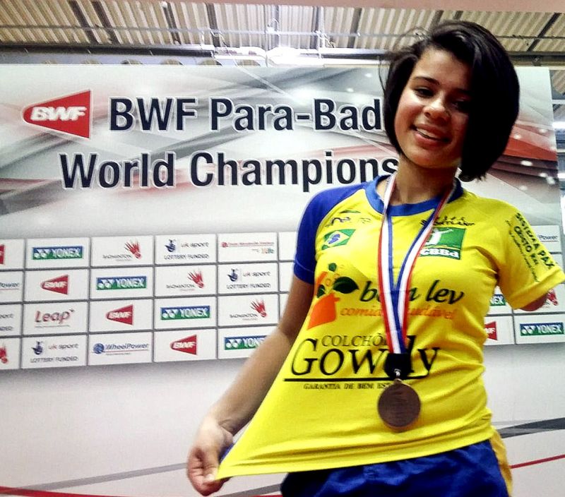 ​Cintya Oliveira  convocada para seu terceiro Mundial de Parabadminton 