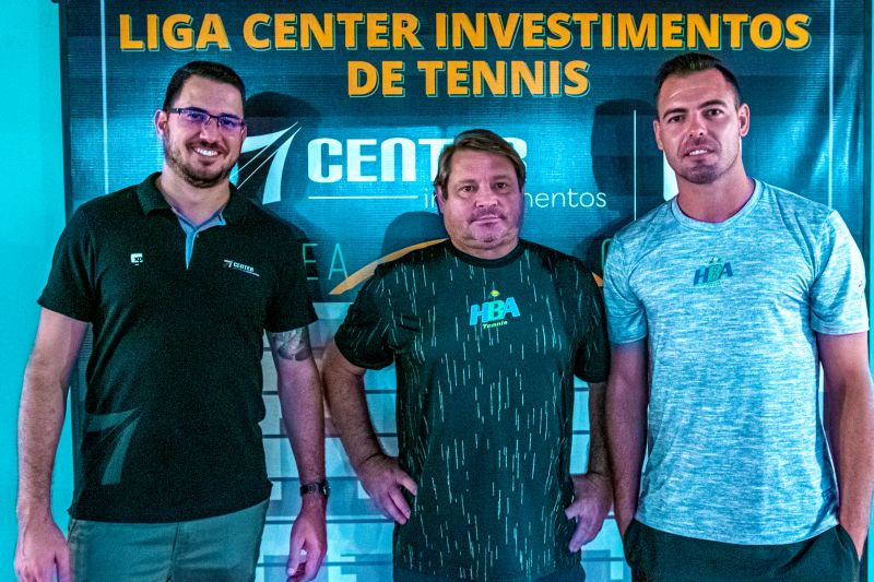 Center Investimentos  patrocinadora oficial da 1 Liga de Tennis da HBA