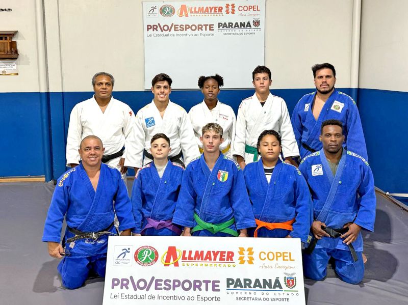 Judocas competiro no Brasileiro de Jud Regio V em Canoas