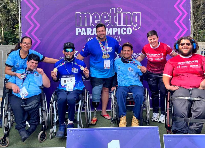 Atletas da ATEC conquistam 10 medalhas no Meeting Paral�mpico