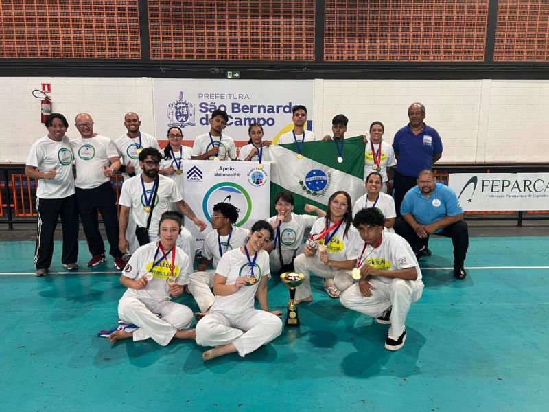 Atletas de Toledo encerram 2025 com medalhas no Brasileiro e no Panamericano de Capoeira