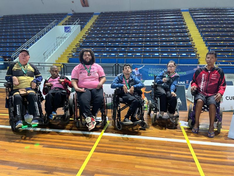 Equipe de Toledo do Projeto Bocha Paral�mpica